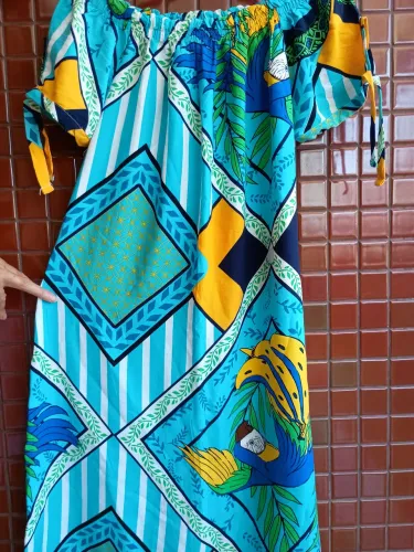 Vestido floral VISCOSE novo Tam M