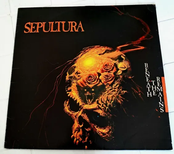 Disco Vinil LP SEPULTURA (AUTOGRAFADO) - Beneath the Remains