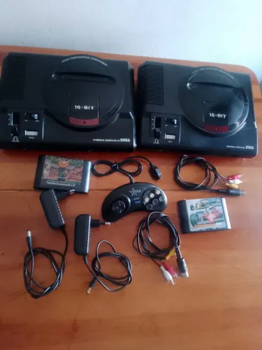 Sega lote 2 Mega Drive oportunidade