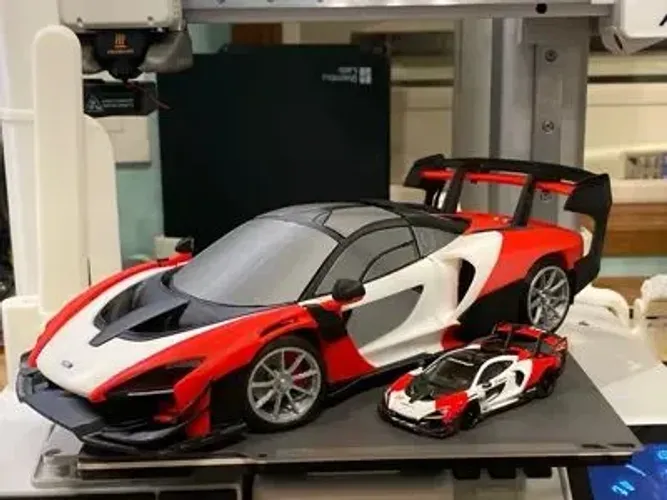 Miniatura McLaren Senna GTR Escala 1:24 - Impressão 3D