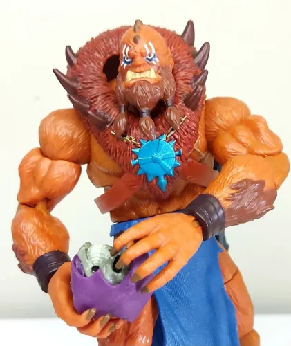 Action Figure Beast Man-Homem Fera com colete Clássico 18cm original