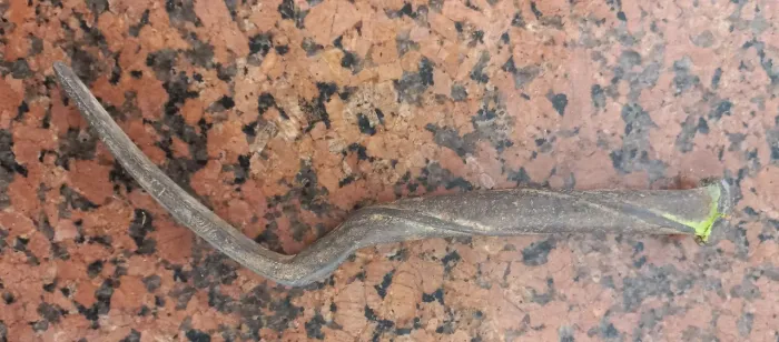 Antiga ferramenta manual espátula ferro antiguidade antigo uso enfeite decoração