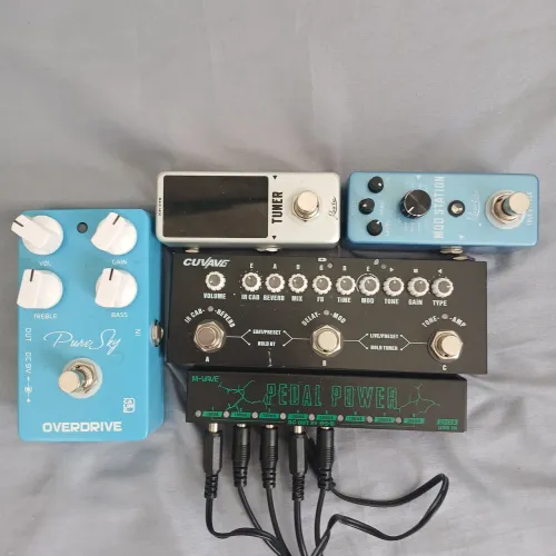 5 pedais!!!! Cube Baby Tuner Mod Station Pure Sky SUPER PACOTE!!!