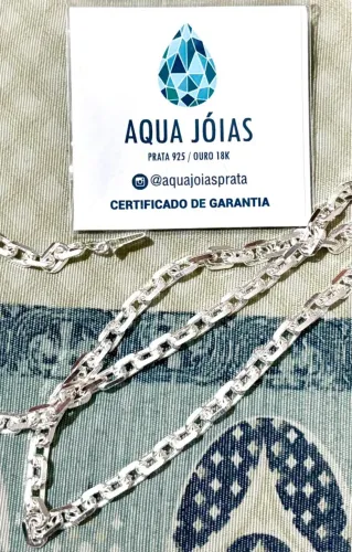 Corrente Cordão Cartier de PRATA 925. NOVA, com Certificado de Garantia.