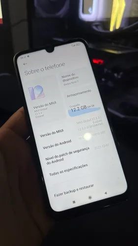 Celular Xiaomi Redmi Note 7 tudo funcionando