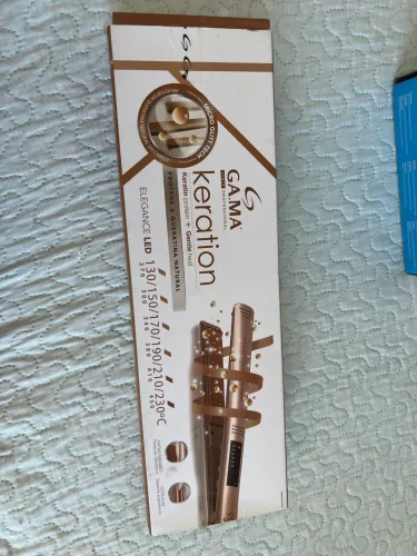 Prancha Chapinha GA.MA Elegance LED Keration - Nova na Caixa