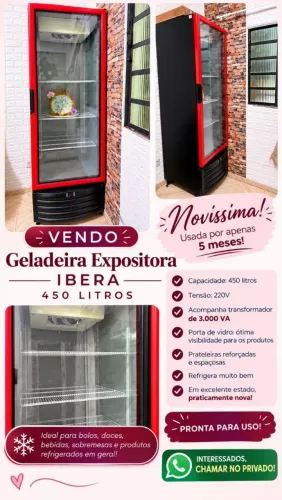 Geladeira Expositora Ibera 450 litros
