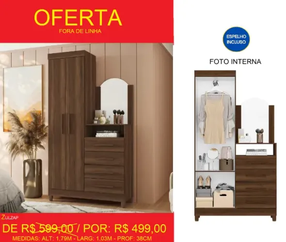 cômoda - Entrega e Montagem gratuita  