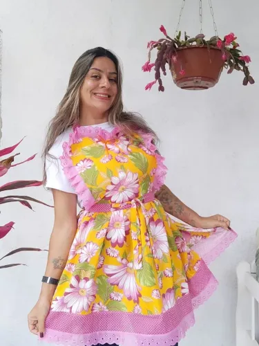 Avental Junino (vestido)