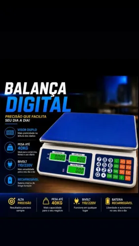 Balança comercial 40kg bivolt