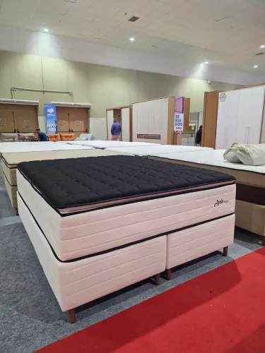 CAMA BOX ALTO LUXO - PRONTA ENTREGA GRÁTIS