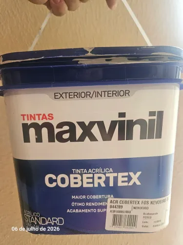 Tinta acrílica maxvinil cinza