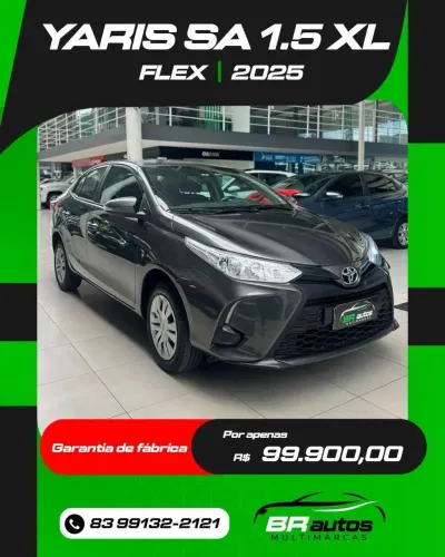 Toyota Yaris XL 1.5 Flex 16V 5P Aut. 2025