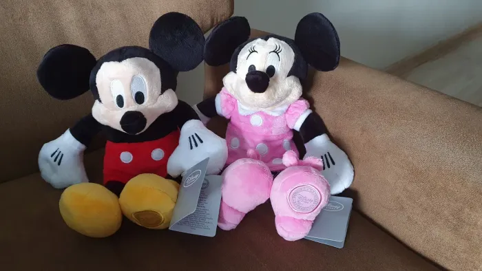 Mickey e Minie Casal de Pelúcia ( Novos )