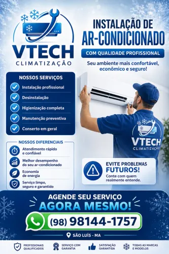 Na Vtech_climaticao vc encontra qualidade em nossos serviços