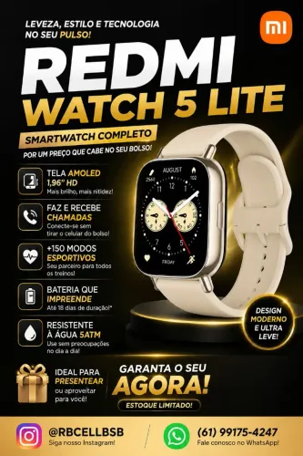 Smartwatch Redmi Watch 5 Lite