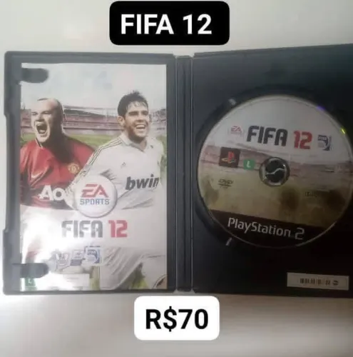 Jogo FIFA 12 PlayStation 2/ PS2 - mídia original CIB