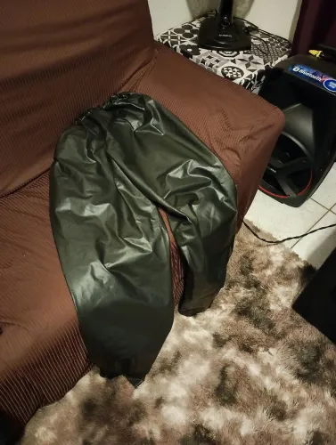Capa roupa chuva conjunto jaqueta e calça motoqueiro reforçada