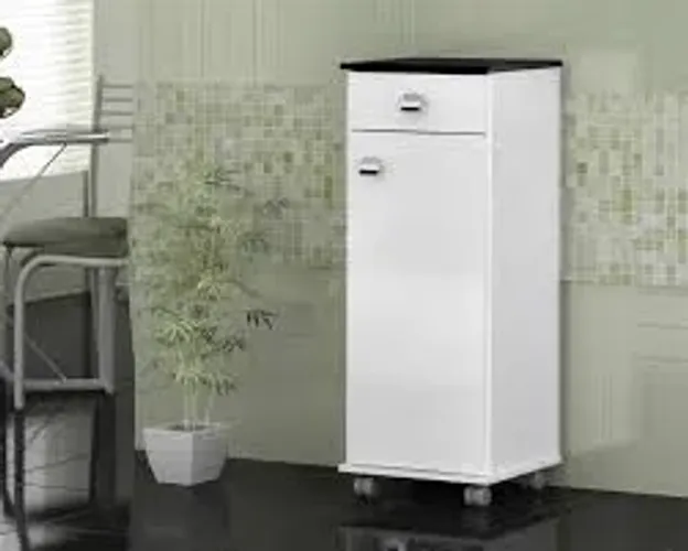 Balcão Bianca 1Pt 1Gv Branco Quarta Divisão - Entrega Rápida!