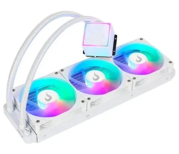 Water Cooler Gamer Rise Mode Frost, Rainbow, 360mm, AMD e Intel, Branco - RM-WCF-04-RBW