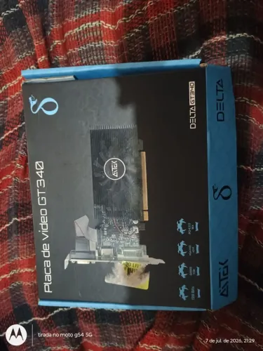 Placa de vídeo gt340 nova