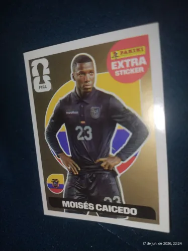 Figurinha Moisés cai cedo gold