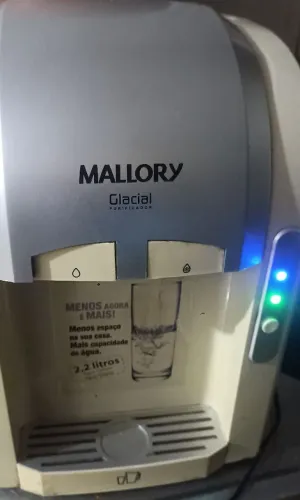 Purificador de Água Mallory Glacial Eletrônico (Natural e Gelada)