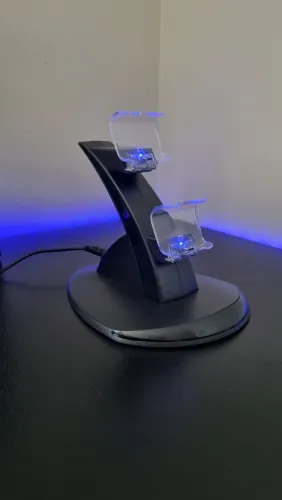 Carregador Duplo para Controle de Ps4 - Suporte e Base para Carregamento