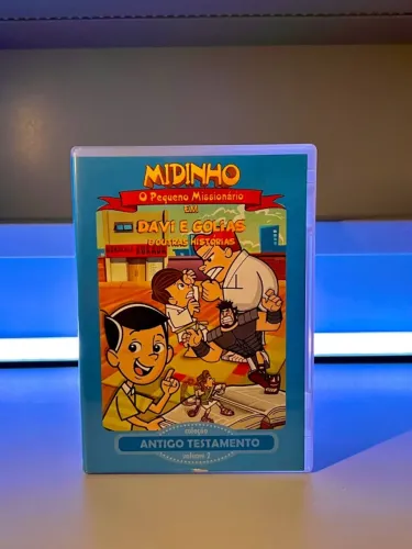 Dvd Midinho O Pequeno Missionário - Davi e Golias e Outras Histórias - Volume 2