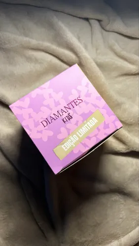 Kit com 3 calcinhas para criança (tamanho M) - Diamantes