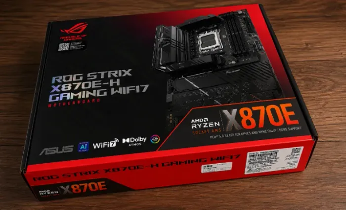 Placa Mãe ASUS ROG Strix X870E-H Gaming Wi-Fi 7 Socket AM5 / DDR5