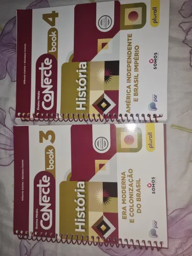 Livro História Conecte Book 3 e 4 Plurall