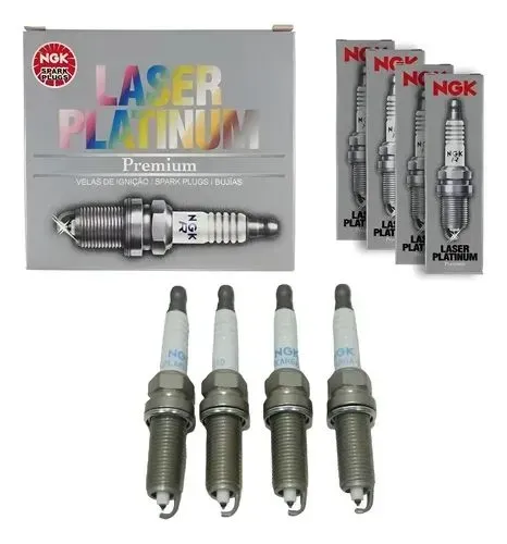 Kit 4 Velas de Ignição NGK Laser Platinum LZKAR6AP-11D