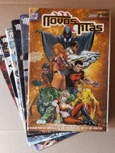 Novos Titãs Panini 1a Série Lote Com 6