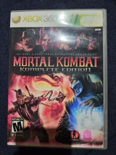 jogo físico Mortal Kombat Komplete Edition para Xbox 360