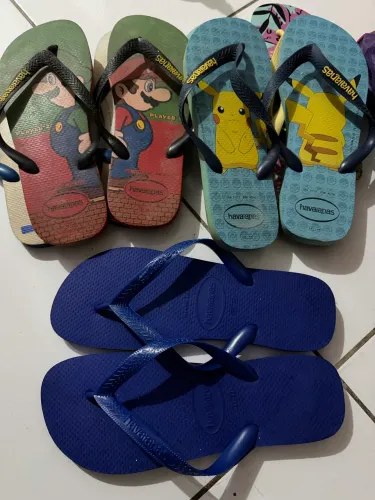 Chinelos Havaianas 5 pares lote