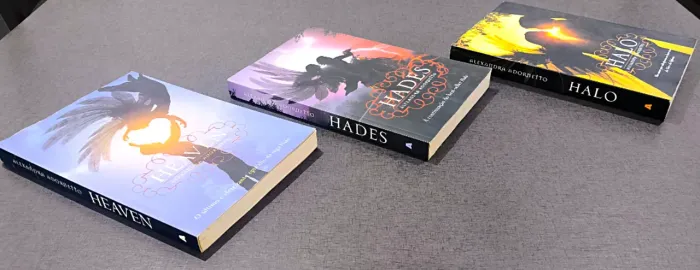 colecao halo + hades + heaven alexandra adornetto