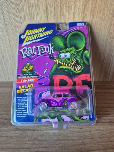 Johnny Lightning 1/64 Fusca Ratfink 4º Salão Diecast