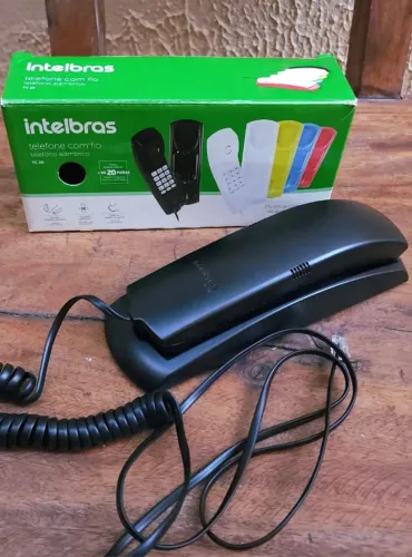TELEFONE COM FIO INTELBRÁS (NOVO) 
