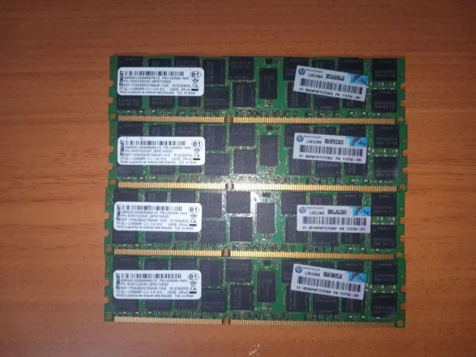 Memórias ram de 16GB DDR3 servidor