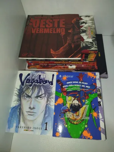 lote de hqs e mangás