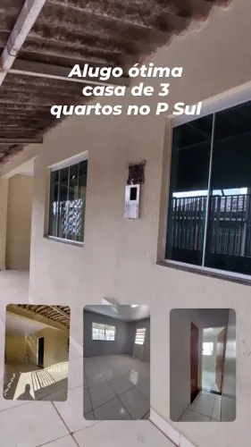 Alugo casa 3 quartos na 36 do Psul