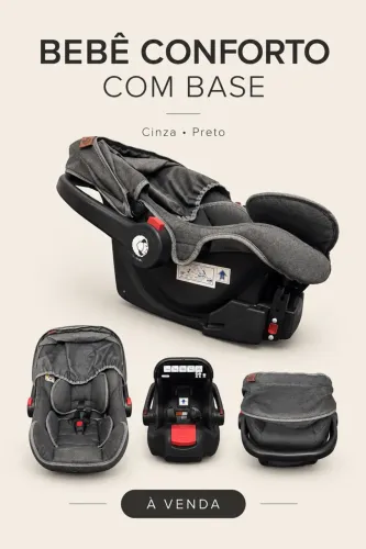Bebê conforto com isofix