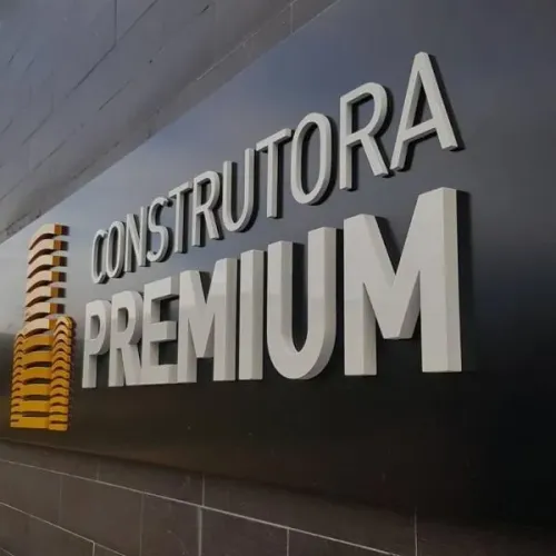 Placa em ACM personalizado