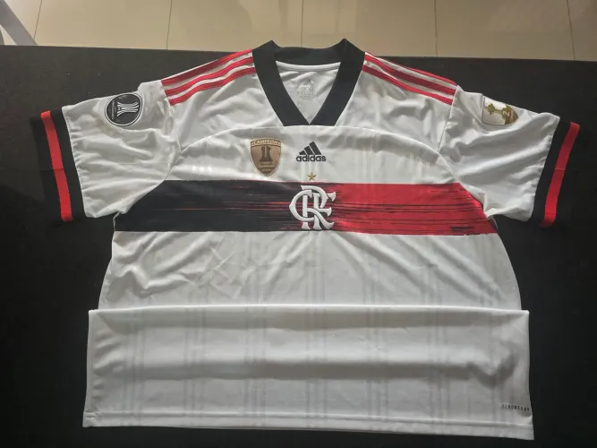 Camisa Oficial Original do Flamengo Branca 2019 Com o Número 13 Tamanho 2GG(Usada 2 vezes)