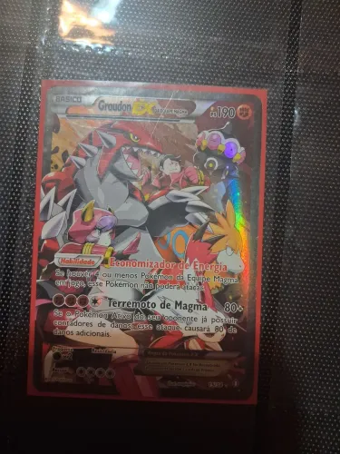 Caeta pokemon Groupon EX secreto (antigo).