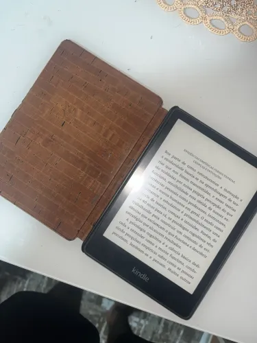 Kindle Paperwhite 16GB Original Amazon + Capa Madeira + Carregador