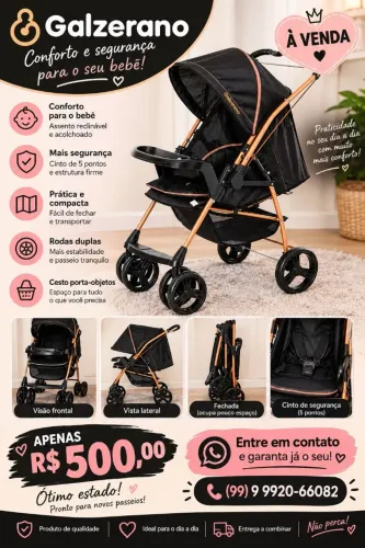 Galzerano conforto e segurança pra seu bebê