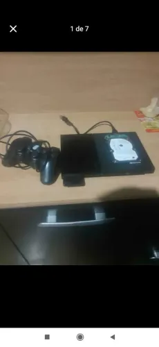 PS2 slim+HD com jogos