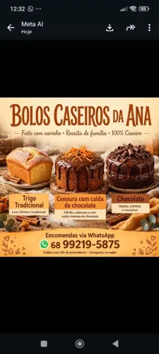 Bolos caseiros da Ana Paula
